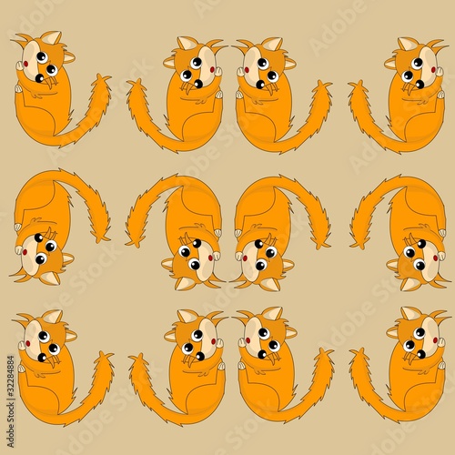 papier cadeau renard