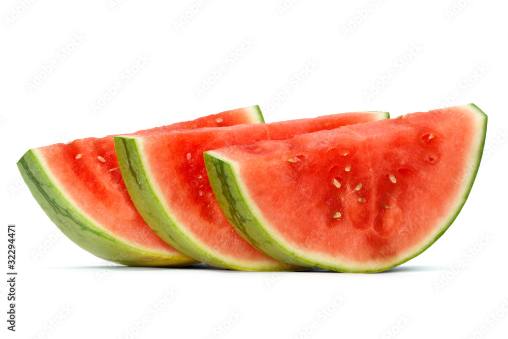 slices of watermelon slices of watermelon