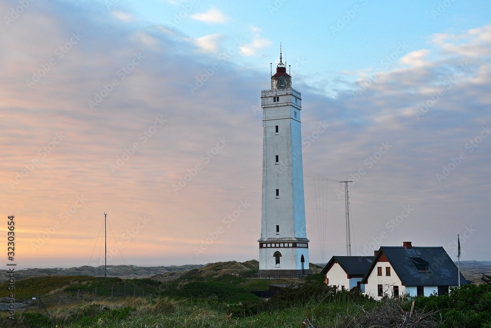 Leuchtfeuer Blavand in Dänemark