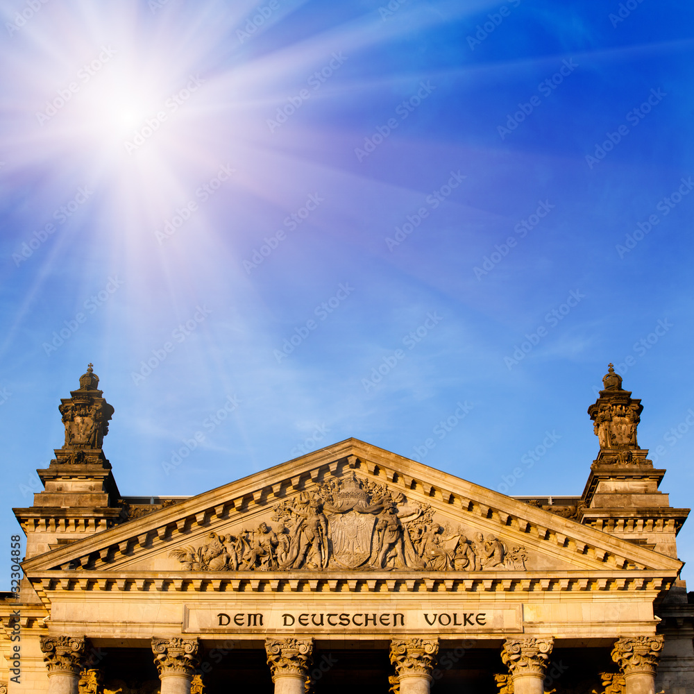 Obraz premium Berliner Bundestag
