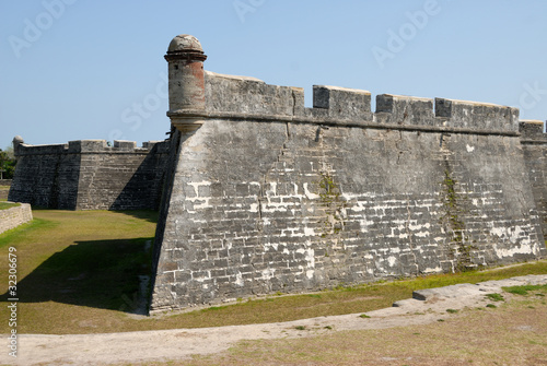 castle of san marcos at historic st. augustine florida usa