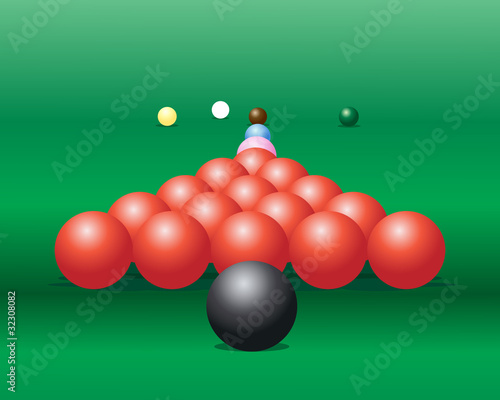 snooker balls