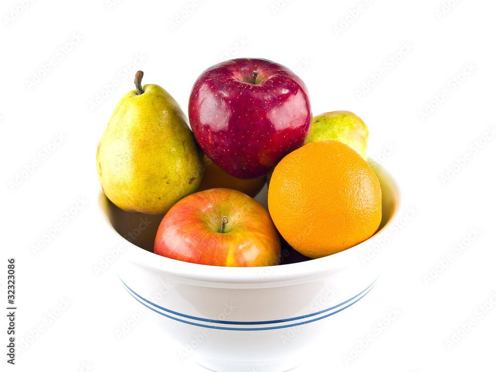 A Bowl of Fruit Apples Pears and Oranges A Bowl of Fruit Apples Pears and Oranges