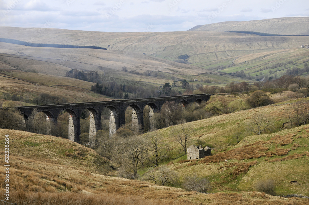 Dentdale Viaduct in Yorkshire Dales National Park