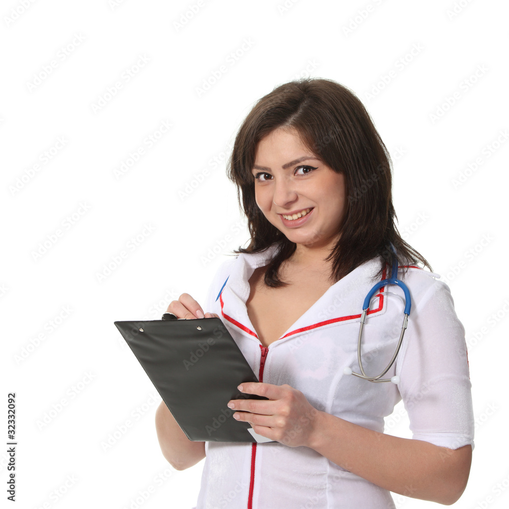 Doctor with a clipboard Doctor with a clipboard