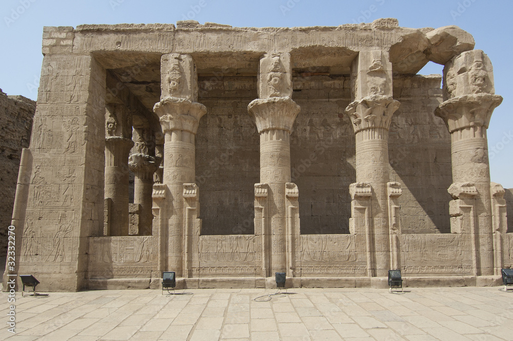 Part of the Temple of Edfu in Egypt