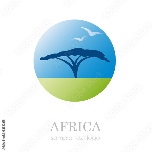 Logo African Safari # Vector