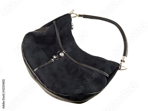 Woman black handbag