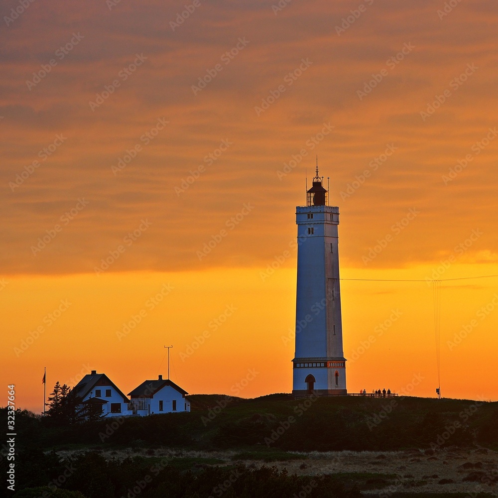 leuchtturm im Urlaubsland Dänemark