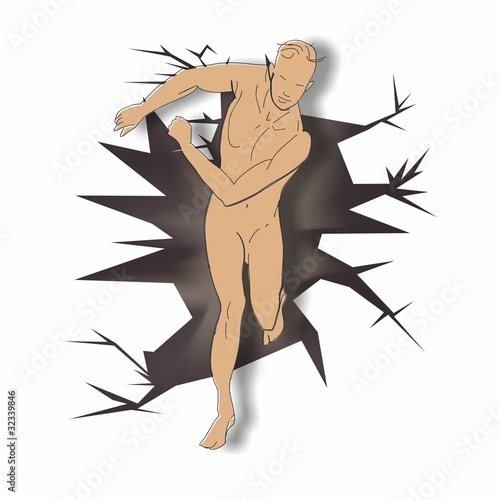 mensch / ausbruch / befreiung /