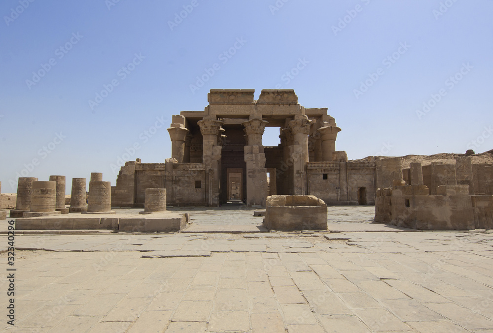 Entrance to the temple at Kom Ombo