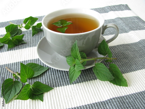 Tee mit Honigmelonen-Salbei