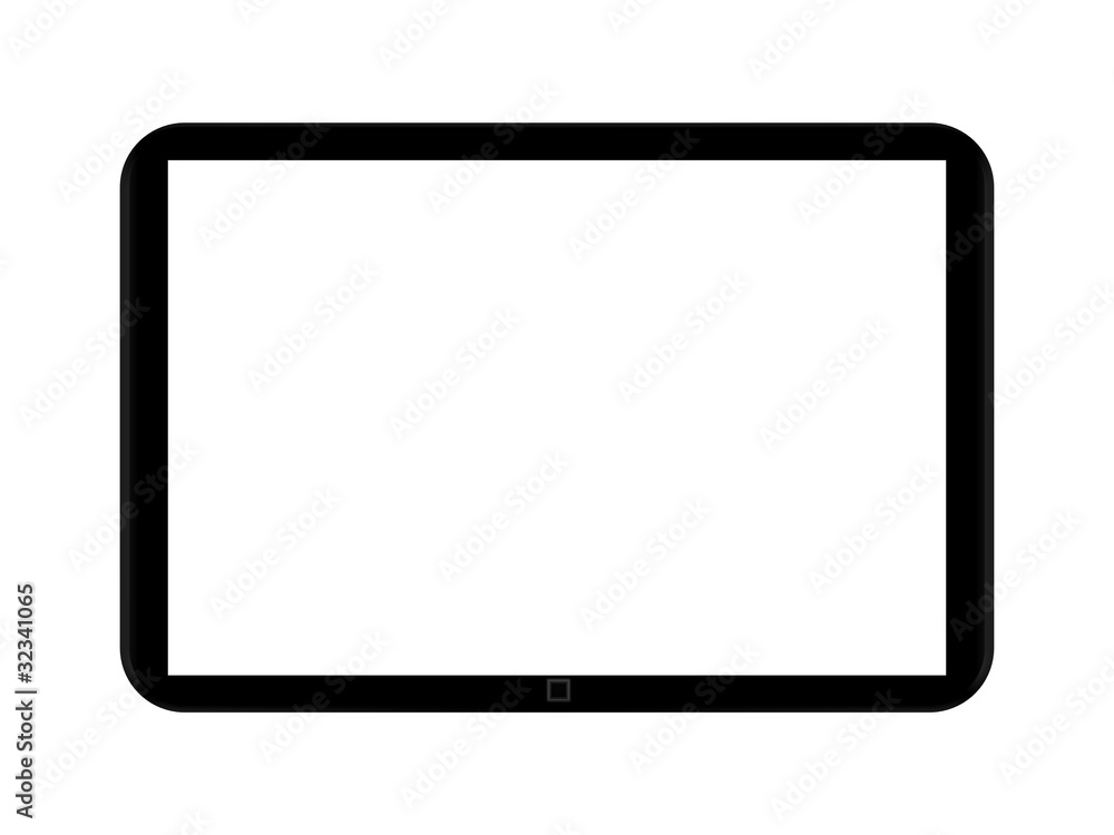 blank tablet computer