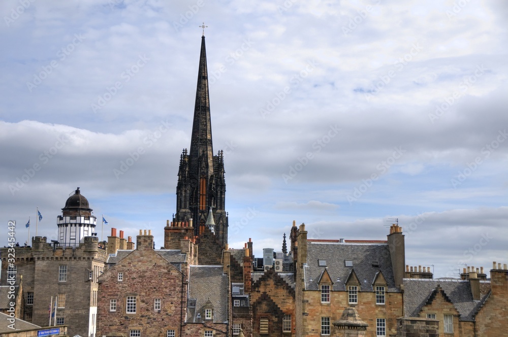 Fototapeta premium Royal Mile / Architecture - Edinburg / Scotland