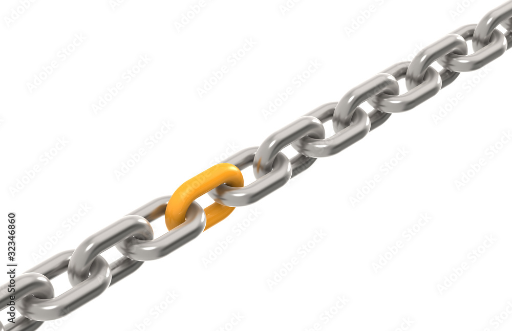 Solution. Chain with one Orange link Solution. Chain with one Orange link