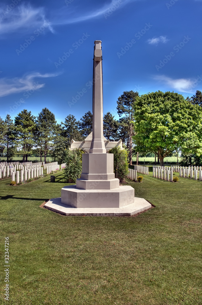 HDR du cimetière britannique de Ryes-Bazenville
