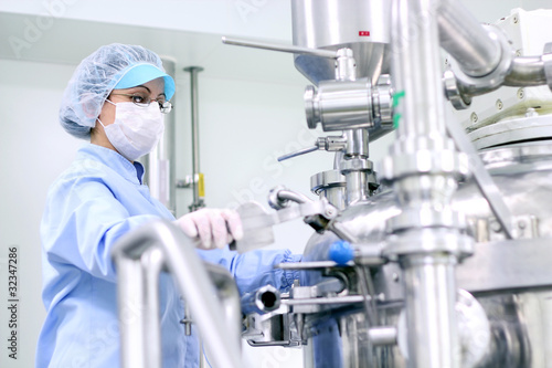 Pharmaceutical Worker At Work