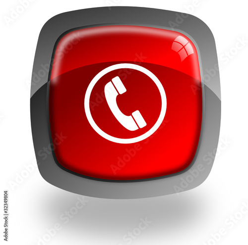Phone glossy icon