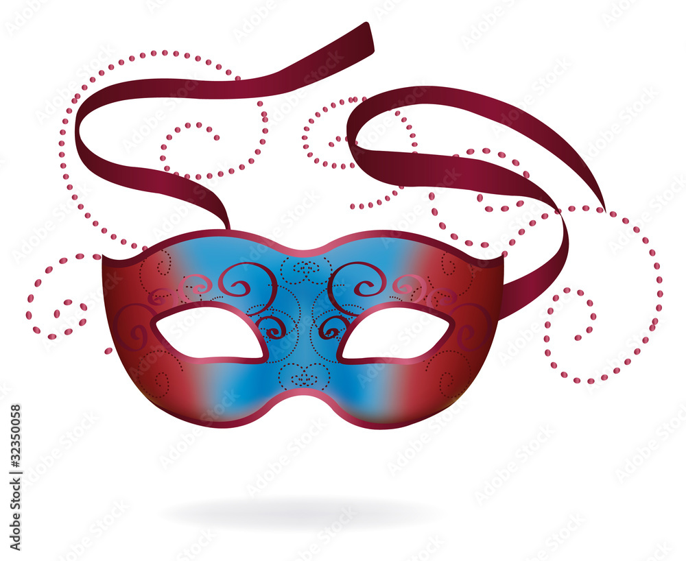 Venetian Carnival mask. Vector illustration. Venetian Carnival mask. Vector illustration.