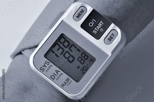 Blood pressure meter photo