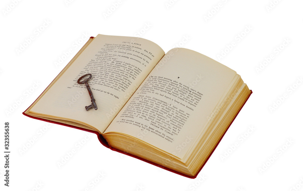 Fototapeta premium Reading is the key to knowledge