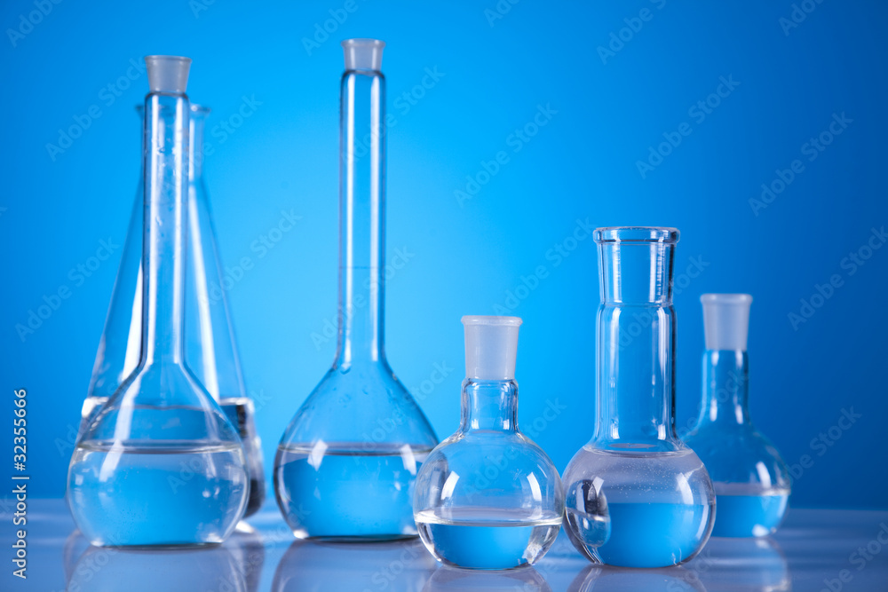 Laboratory and glass Laboratory and glass