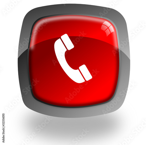 Phone glossy icon