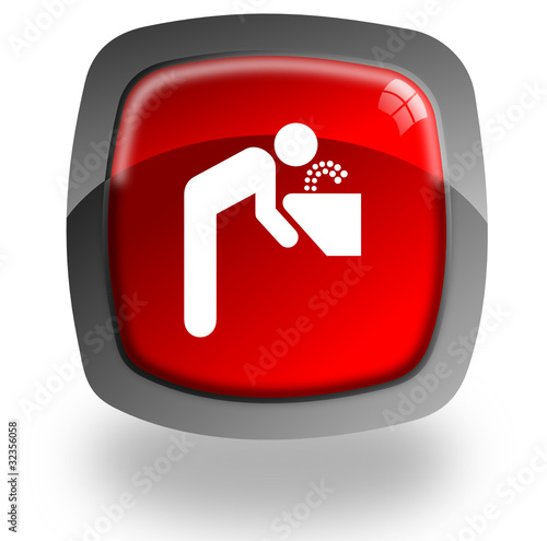 Sink glossy icon