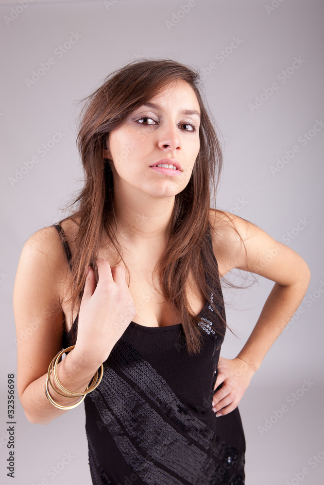 Young and beautiful woman posing Young and beautiful woman posing