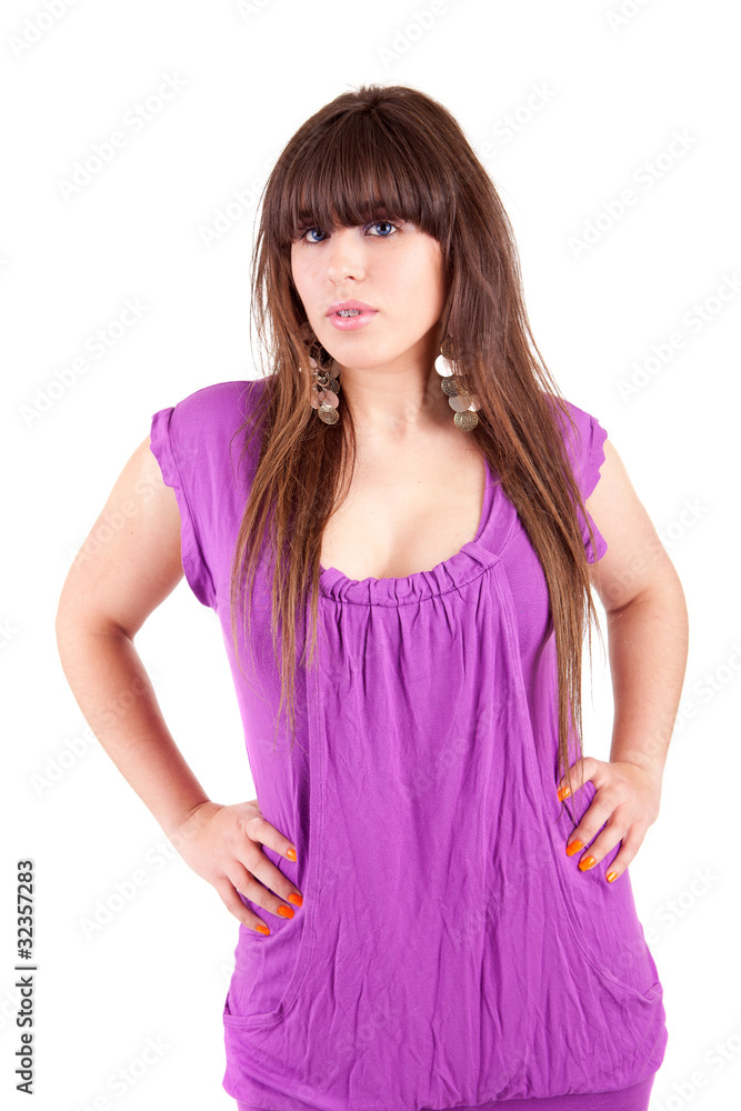 Young and beautiful woman posing Young and beautiful woman posing
