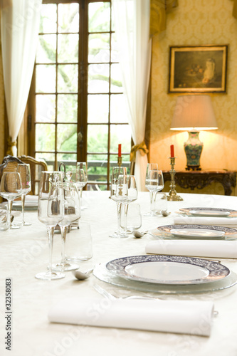 Gedeckter Tisch