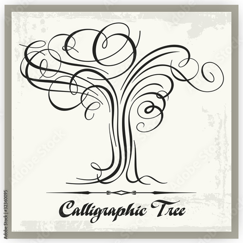 Calligraphic Vector Tree