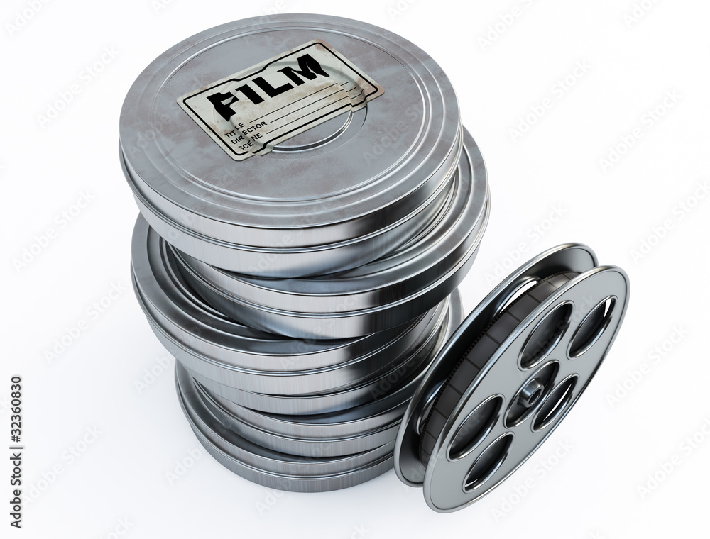 Fototapeta premium Film cans