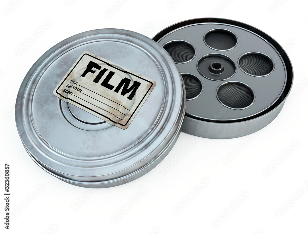 Naklejka premium Film cans