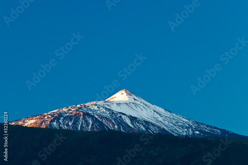 Volcano Teide at sunrise photo