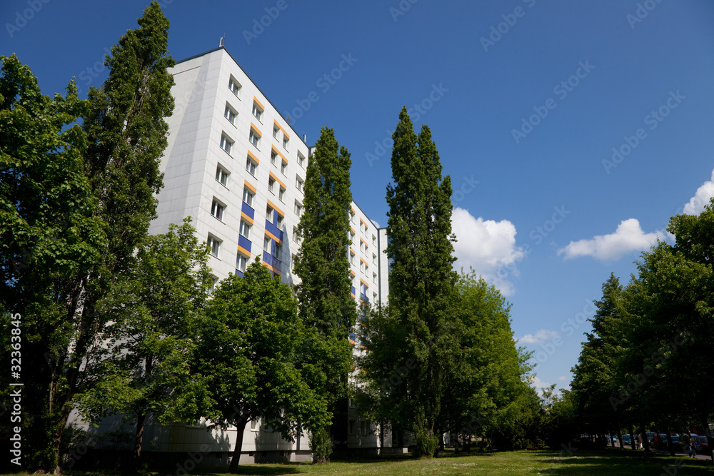 Fototapeta premium Plattenbau - Wohnung - Berlin