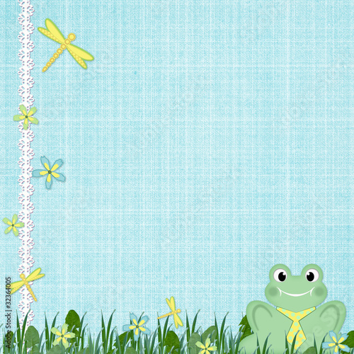 Background for children card