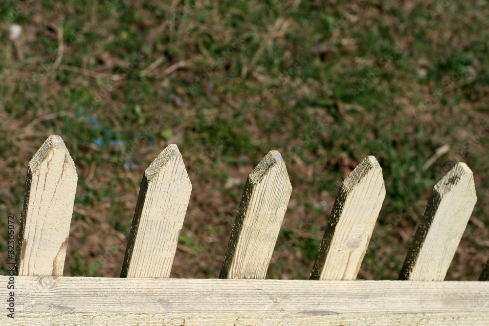 Wooden fence Wooden fence