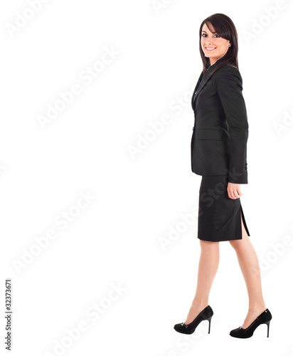 Full length businesswoman