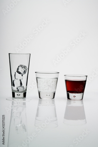 Vasos de diferentes tamaños