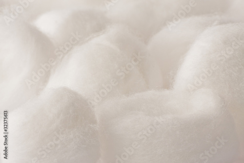 Cotton ball texture pattern in group surface faded out