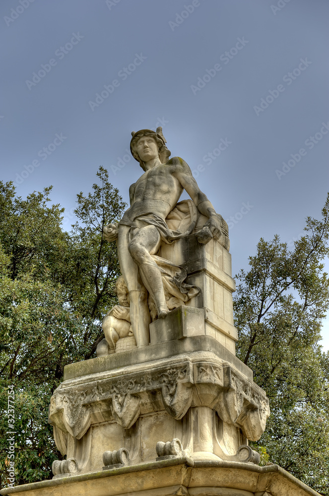 HDR statue
