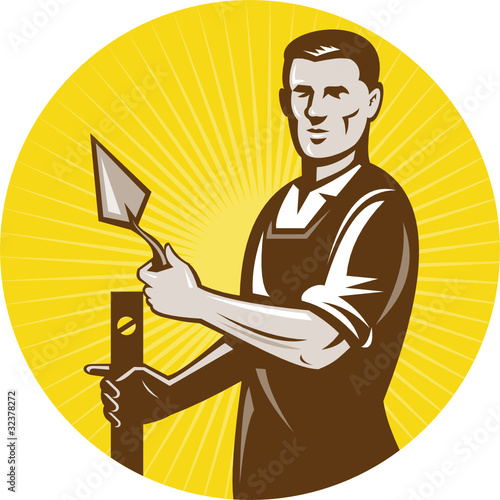 bricklayer mason plasterer worker