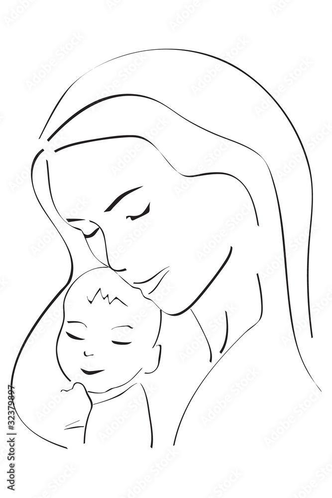 Mother with a child Mother with a child