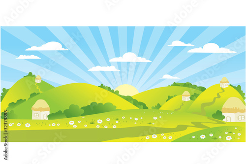 village in the hills