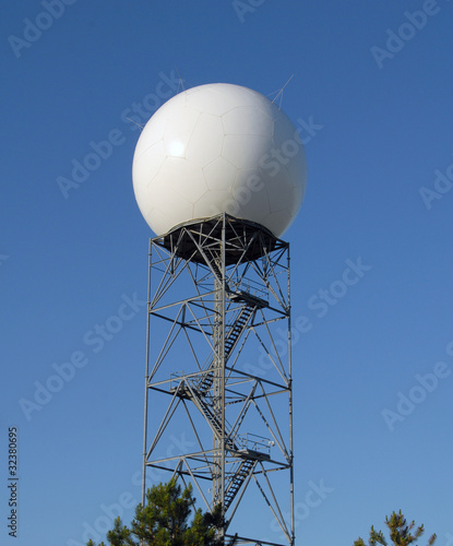 national weather service doppler radar dome photo