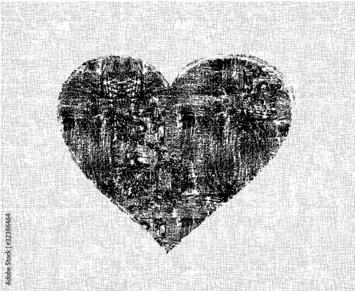 old heart vector