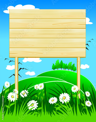 Cartello in legno - Wooden sign