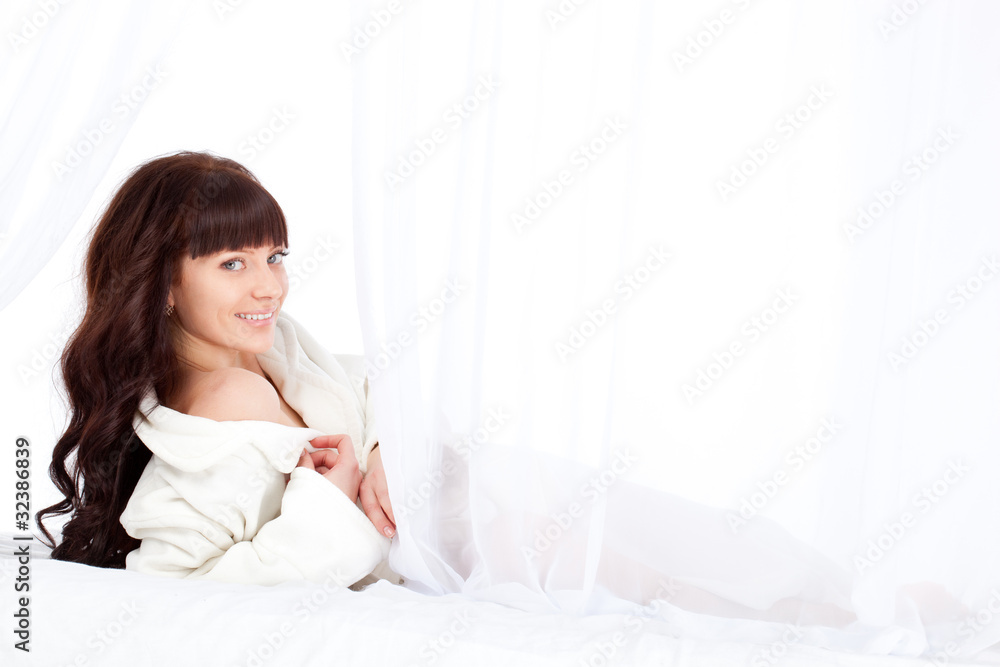 beautiful woman laying on bed beautiful woman laying on bed