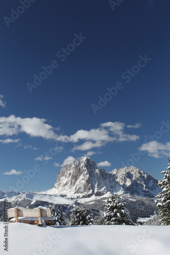 Langkofel Berg der Dolomiten